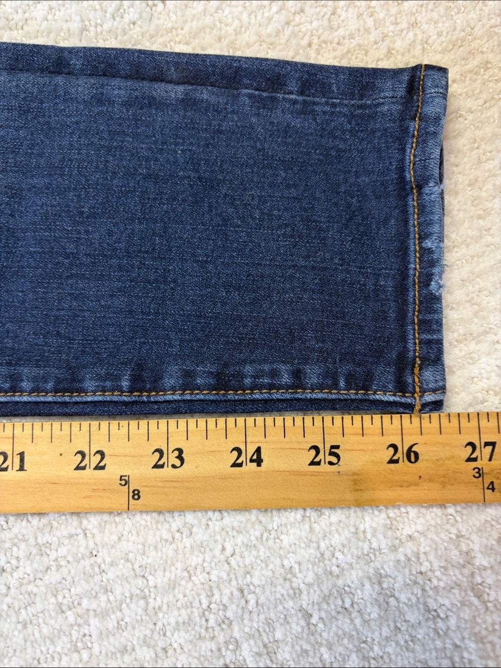 American Eagle Distressed Jeggings Skinny  Jeans Ripped Stretch Denim Size 8 - Picture 5 of 8